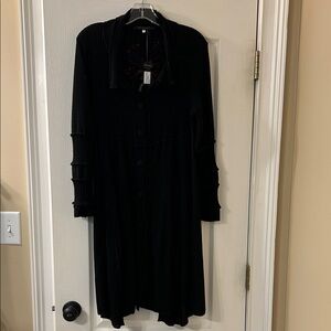 Chic Black Long Sleeve Dress